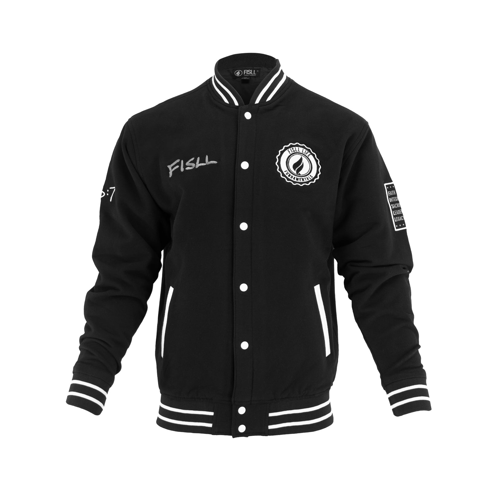FISLL Fundamentals Button Up Varsity Jacket
