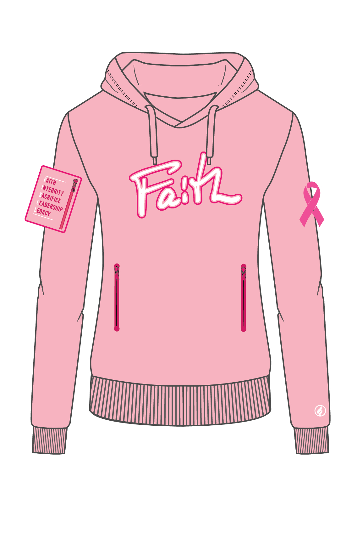 FAITH Breast Cancer Hoodie